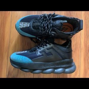 Men’s Versace shoes. Blue & black . Size 13